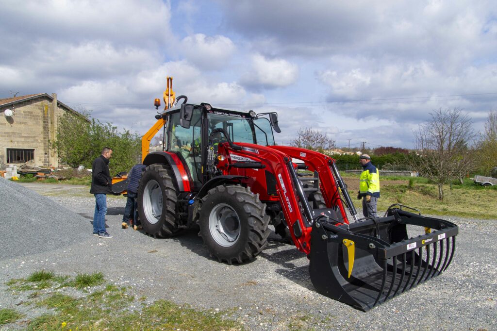 Livraison du tracteur